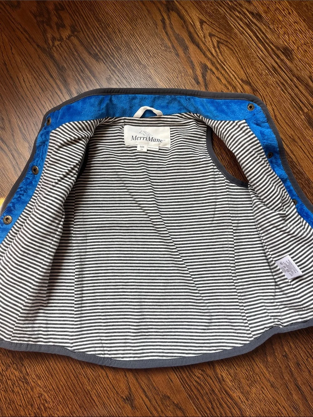 MerriMane Kids Blue Vest